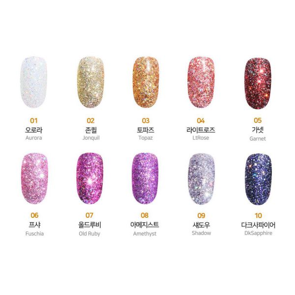 Nail Sketch Premium Glitter Set A